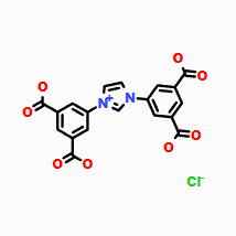 1,3-双(3,5-二羧基苯基)-1H-咪唑-3-鎓氯化物1616577-91-3（MOF/COF配体优势供应，质量保证