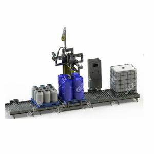 化学液体灌装机 75L自动定量灌装机灌装生产线