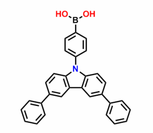B- [4-(3,6-二苯基-9H-咔唑-9-基)苯基]硼酸 CAS号:607739-93-5科研专用 常备现货 高校及研究所 先发后付