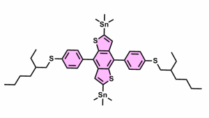(4,8-双(5-((2-乙基己基)硫代)噻吩-2-基)苯并[1,2-B:4,5-B ']二噻吩-2,6-二基)双(三甲基锡烷) CAS号:1809534-69-7科研专用 常备现货 高校及研究所 先发后付