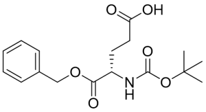 Boc-Glu-OBzl;N-叔丁氧羰基-L-谷氨酸-1-苄酯；CAS:30924-93-7