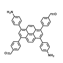 4,4'-(3,8-双(4-氨基苯基)芘-1,6-二基)二苯甲醛，CAS号：2375652-84-7科研现货产品
