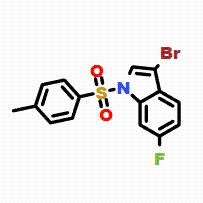 3-溴-6-氟-1-(对甲苯磺酰基)吲哚CAS号887338-51-4；（科研试剂/现货供应，质量保证） 