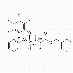 2-乙基丁基[（S）-（全氟苯氧基）（苯氧基）磷酰基]-L-丙氨酸