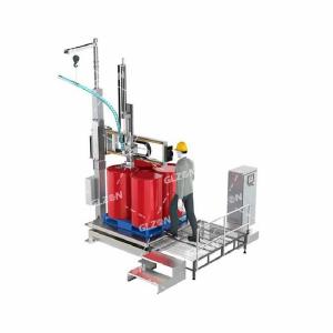 化工溶劑包裝機(jī),1000公斤IBC噸桶搖臂式包裝機(jī)支持定制