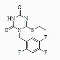 6-(乙硫基)-1-(2,4,5-三氟苄基)-1,3,5-三嗪-2,4(1H,3H)-二酮 2771355-74-7